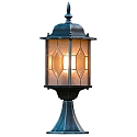 Lampe � piquet de terre MILANO E27 IP43, limpide, satin�, noir , argent