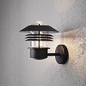 Luminaire mural d�ext�rieur MODENA haut E27 IP44, noir , transparent