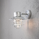 Luminaire mural d�ext�rieur MODENA Bas E27 IP44, acier, transparent