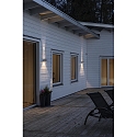 Konstsmide Luminaire mural d'ext�rieur MODENA haut bas G9 IP44, transparent, blanche