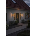 Konstsmide outdoor wall luminaire CARPI E27 IP44, brass dimmable