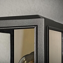 Konstsmide outdoor wall luminaire CARPI E27 IP44, brass, black dimmable