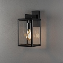 Konstsmide outdoor wall luminaire CARPI E27 IP44, black dimmable