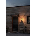 Konstsmide outdoor wall luminaire CARPI E27 IP44, black dimmable