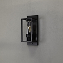 Konstsmide Luminaire mural d’extérieur TRANI avec capteur E27 IP44, noir gradable