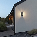 Konstsmide Luminaire mural d’extérieur TRANI avec capteur E27 IP44, noir gradable