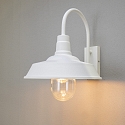 Luminaire mural d’extérieur TRAPANI Bas, grand, rond E27 IP44, noir gradable