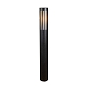 Luminaire d'allées PISTOIA E27 IP54, noir gradable
