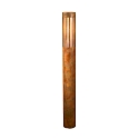 Luminaire d'allées PISTOIA E27 IP54, rouille gradable