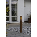 Konstsmide Luminaire d'allées PISTOIA E27 IP54, rouille gradable