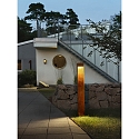 Konstsmide outdoor wall luminaire RHO IP54, rust 