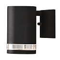 Luminaire mural d�ext�rieur MODENA avec r�flecteur GU10 IP44, noir , transparent