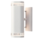 Luminaire mural d'ext�rieur MODENA haut bas GU10 IP44, transparent, blanche