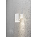 Luminaire mural d'ext�rieur MODENA Bas GU10 IP44, transparent, blanche