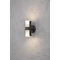 Luminaire mural d'ext�rieur MODENA IP54, opale, noir 