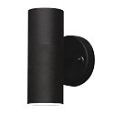 Luminaire mural d'ext�rieur MODENA haut bas GU10 IP44, noir , transparent