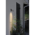 Outdoor wall luminaire MODENA, GU10 max. 35W, stainless steel 304 / clear glass