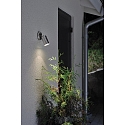 Luminaire mural d'ext�rieur MODENA pivotant GU10 IP44, acier inoxydable, transparent