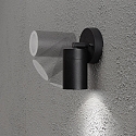 Luminaire mural d'ext�rieur MODENA pivotant GU10 IP44, noir , transparent