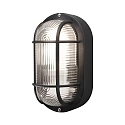 Applique et plafonnier ELMAS E27 IP44, noir 