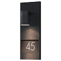 Luminaire mural d�ext�rieur MODENA GU10 IP44, noir , transparent