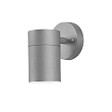 Outdoor wall luminaire MODENA, IP44, GU10 max. 35W, grey, aluminium / clear glass