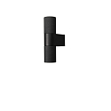 outdoor wall luminaire TEMI up / down, cylindrical GU10 IP54, black dimmable