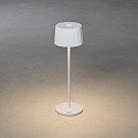 battery table lamp POSITANO round, CCT Switch, dimmable IP54, white dimmable