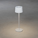 battery table lamp POSITANO round, CCT Switch, dimmable IP54, white dimmable