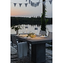 battery table lamp POSITANO round, CCT Switch, dimmable IP54, white dimmable