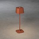 Konstsmide Lampe de table � accu CAPRI IP54, terre cuite gradable