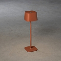 Konstsmide Lampe de table � accu CAPRI IP54, terre cuite gradable