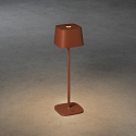 Konstsmide Lampe de table � accu CAPRI IP54, terre cuite gradable