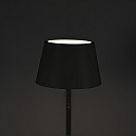 Konstsmide Lampadaire � accu POMEZIA IP54, noir  gradable