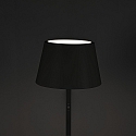 Konstsmide Lampadaire � accu POMEZIA IP54, noir  gradable