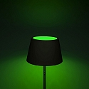 Konstsmide Lampadaire � accu POMEZIA IP54, noir  gradable