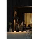 Konstsmide Lampadaire � accu POMEZIA IP54, noir  gradable