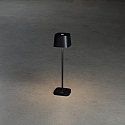 Konstsmide Lampe de table � accu CAPRI MINI IP54, noir  gradable