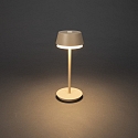 Lampe de table � accu LYON avec connexion USB, CCT Switch, RGB, avec variateur tactile IP54, terre cuite gradable