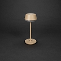 Lampe de table � accu LYON avec connexion USB, CCT Switch, RGB, avec variateur tactile IP54, terre cuite gradable