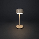 Lampe de table � accu LYON avec connexion USB, CCT Switch, RGB, avec variateur tactile IP54, terre cuite gradable
