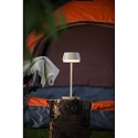 Lampe de table � accu LYON avec connexion USB, CCT Switch, RGB, avec variateur tactile IP54, terre cuite gradable