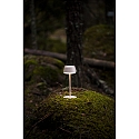 Lampe de table � accu LYON avec connexion USB, CCT Switch, RGB, avec variateur tactile IP54, terre cuite gradable
