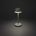 Konstsmide Lampe de table � accu LYON avec connexion USB, CCT Switch, RGB, avec variateur tactile IP54, vert, gris gradable