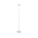 Lampadaire � accu NICE angulaire, avec connexion USB, CCT Switch, avec variateur tactile IP54, blanche gradable