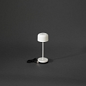 Lampe de table à accu LILLE MINI avec connexion USB, avec variateur tactile IP54, blanche gradable