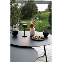 Konstsmide Lampe de table � accu LILLE MINI avec connexion USB, avec variateur tactile IP54, noir gradable