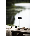 Konstsmide Lampe de table � accu LILLE MINI avec connexion USB, avec variateur tactile IP54, noir gradable