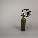Konstsmide Lampe de table � accu BOTTLE avec connexion USB, avec variateur tactile IP54, noir gradable