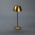 Lampe de table à accu EZE USB IP54, or mat